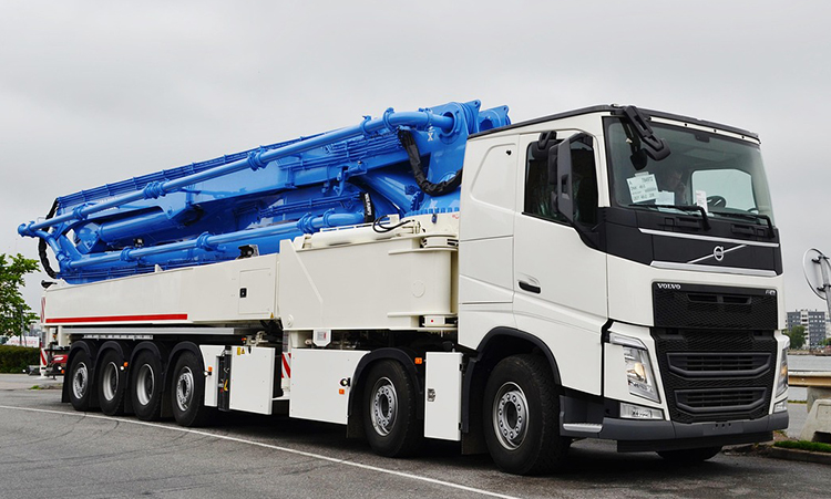 Classification of concrete pump trucks